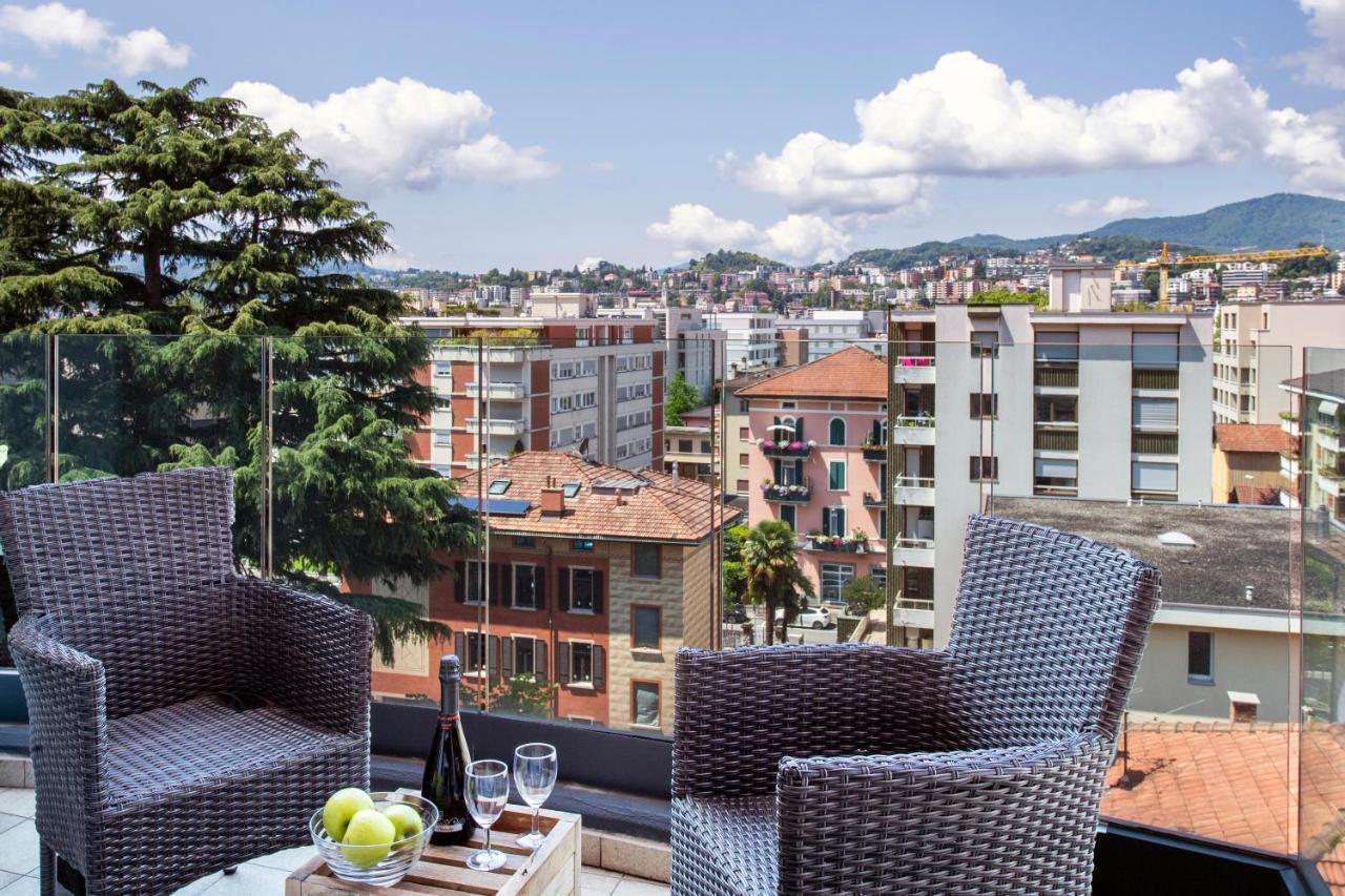 Panoramic Penthouse - Happy Rentals 루가노 외부 사진